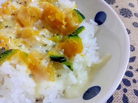 イタリアンハーブソルト味　かぼちゃ＆チーズのぷち丼